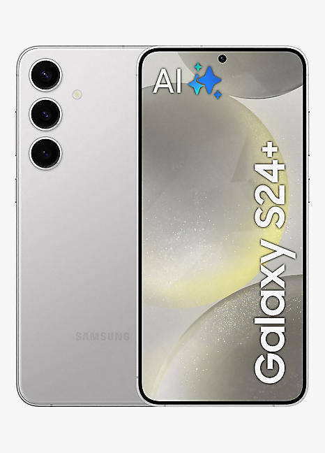 Galaxy S24+ 512GB Mobile Phone - Marble Gray by Samsung